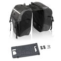 JUEGO ALFORJAS CARRY MORE XLC BA-S63 NEGRO