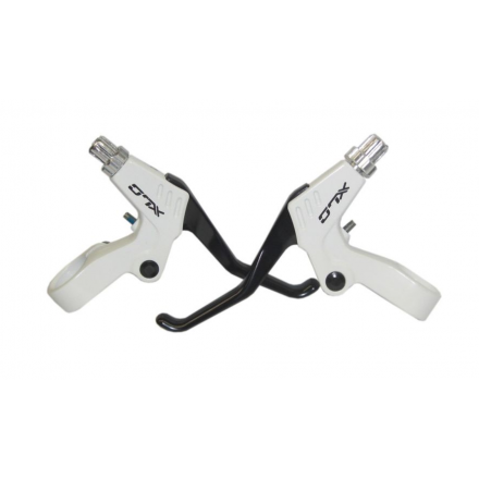 JUEGO MANETAS FRENO XLC BL-V01 RAPIDFIRE/V-BRAKE ALUMINIO BLANCO