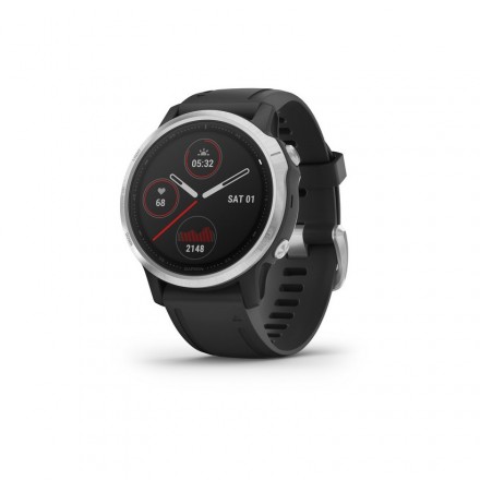 GPS RELOJ GARMIN FENIX 6S PRO 42MM PLATA/NEGRO