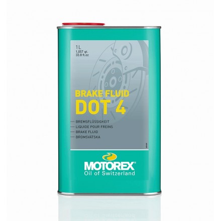 LIQUIDO FRENOS MOTOREX BRAKE FLUID DOT 4 1 LITRO